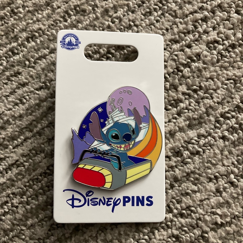 Stitch Space Mountain Disney Pin